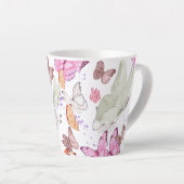 rose gold butterfly milchtasse (Rechte Ecke)