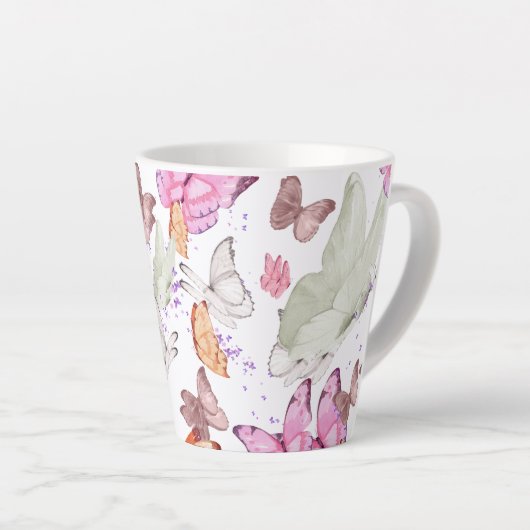 rose gold butterfly milchtasse (Rechte Ecke)