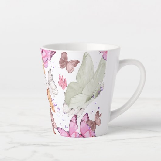 rose gold butterfly milchtasse (Rechts)