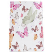 rose gold butterfly mittlere geschenktüte (Rückseite)