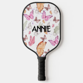 rose gold butterfly pickleball schläger