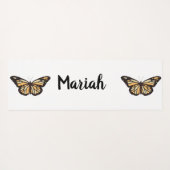 rose gold butterfly yogamatte (Rückseite (Horizontal))