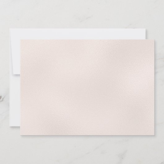 Rose Gold Cake 60. Geburtstag Einladung (Rückseite)