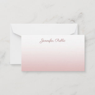 Rose Gold Calligraphie Skript Elegante Vorlage