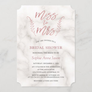 Rose Gold Calligraphy Brautparty Bachelorette Einladung