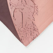 Rose Gold Celestial Moon Blanket – Luxury Seamless Fleecedecke (Ecke)