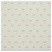 Rose Gold Champagne Metallisches Herzmuster Stoff (Muster)