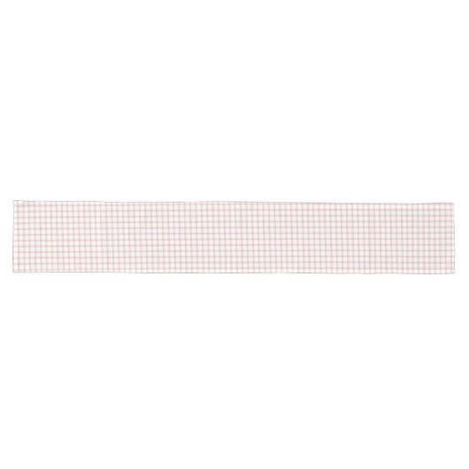 Rose Gold Checkered Runner for Glam Tablescape Großer Tischläufer (Horizontal)