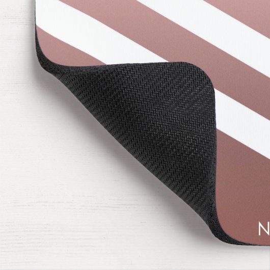 Rose Gold Chevrons Mousepad (Ecke)