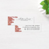 Rose Gold Chunky Glitzer Tropfen erhalten Anzeige (Schreibtisch)