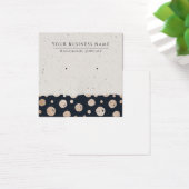 Rose Gold Circles Moderne Earring Display Cards (Schreibtisch)