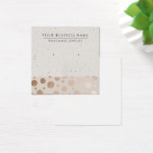 Rose Gold Circles Moderne Earring Display Cards (Schreibtisch)