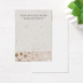 Rose Gold Circles Moderne Earring Display Cards (Schreibtisch)