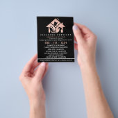 Rose Gold Clearing Services Flyer (Gruppe)