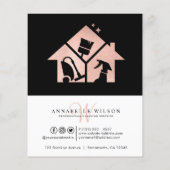 Rose Gold Clearing Services Flyer (Hinten)