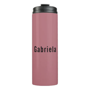 Rose Gold Color Beruflich Trendy Moderne Schlicht Thermosbecher