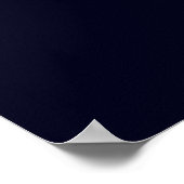 Rose Gold Confetti Navy Blue Chic Hochzeit Begrüßu Poster (Ecke)