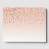 Rose Gold Crown Sweet 16 Gästebuch (Rückseite)