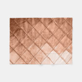 Rose Gold Crush Fleecedecke (Vorderseite (Horizontal))