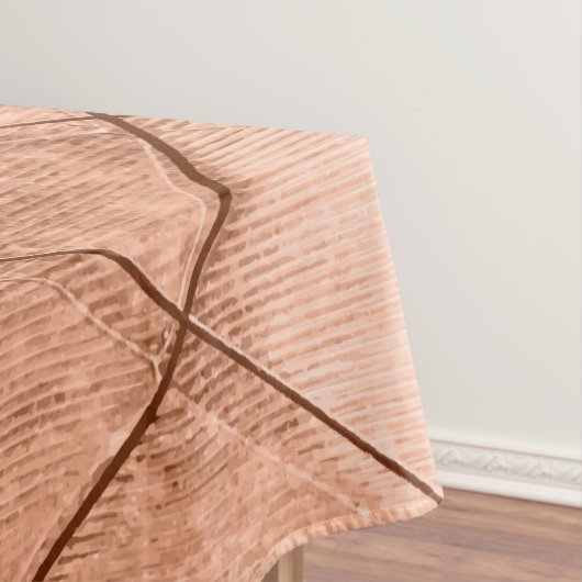 Rose Gold Crush Tischdecke (Beispiel)