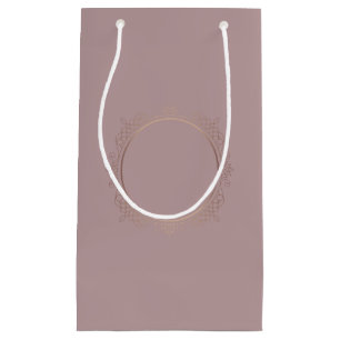 Rose Gold Custom Elegany Trendy Blank Template Kleine Geschenktüte