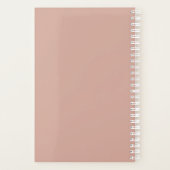 Rose Gold Custom Foto 2023 Planer (Rückseite)