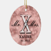 Rose Gold Custom neu Keramik Ornament (Rechts)