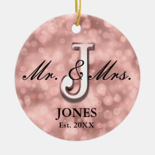 Rose Gold Custom neu Keramik Ornament