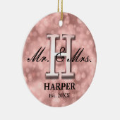 Rose Gold Custom neu Keramik Ornament (Rechts)