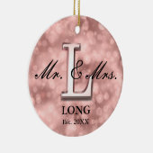 Rose Gold Custom neu Keramik Ornament (Rechts)