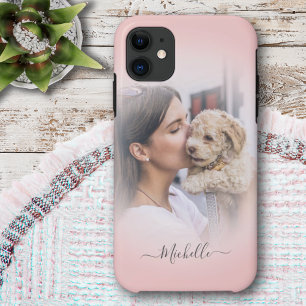 Rose Gold Custom One Foto Gradient iPhone Fall Case-Mate iPhone Hülle