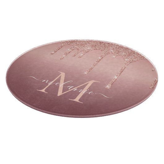 Rose Gold Cutting Board kundenspezifischer Letter Schneidebrett (Ecke)
