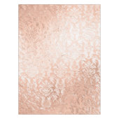 Rose Gold Damask Tischdecke (Vorderseite)