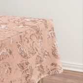 Rose Gold Damask Tischdecke (Beispiel)