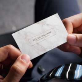 Rose-Gold-Deluxe-Imitate - Marmorstein Visitenkarte