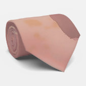 Rose Gold Design Herren Neck Tie Krawatte (Gerollt)