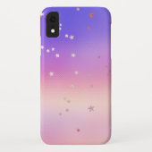 Rose Gold Diagonal Sars Muster Case-Mate iPhone Hülle (Rückseite)