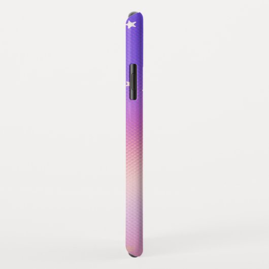 Rose Gold Diagonal Sars Muster Case-Mate iPhone Hülle (Hinten/Rechts)