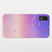 Rose Gold Diagonal Sars Muster Case-Mate iPhone Hülle (Rückseite (Horizontal))