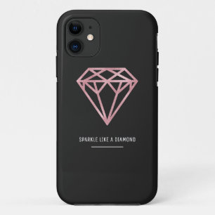 Rose Gold Diamond Case-Mate iPhone Hülle