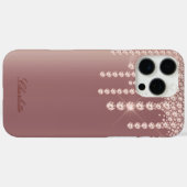 Rose Gold Diamond Look Case-Mate iPhone Hülle (Rückseite (Horizontal))