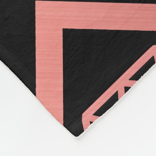 Rose Gold Diamond Muster Fleecedecke (Ecke)
