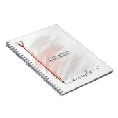 Rose Gold Diamond Pen Personalisiert Notizblock (Rechte Seite)