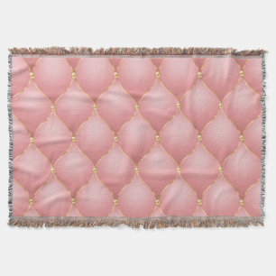 Rose Gold Diamonds Tuftrockenblanket Decke