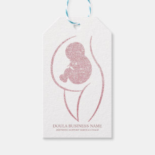 Rose Gold Doula Coach Geschenkanhänger