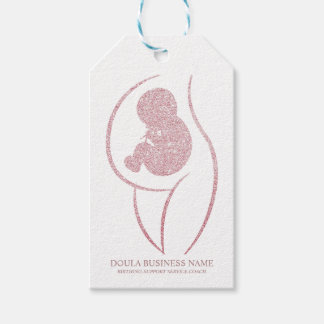Rose Gold Doula Coach Geschenkanhänger