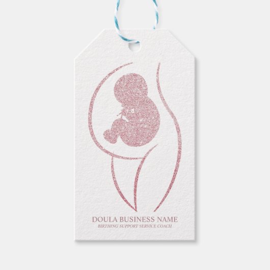 Rose Gold Doula Coach Geschenkanhänger (Vorderseite)