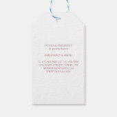 Rose Gold Doula Coach Geschenkanhänger (Rückseite)
