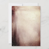 Rose Gold Dress Confetti Lights Sweet 16 Einladung (Rückseite)