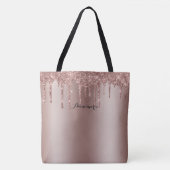 Rose Gold Drilling Glitzer Tasche (Vorderseite)